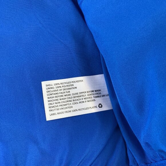 Lego X Collection 0-3 Months Baby Contrast Pocket Sherpa Jacket Cream Blue Red - Picture 4 of 6